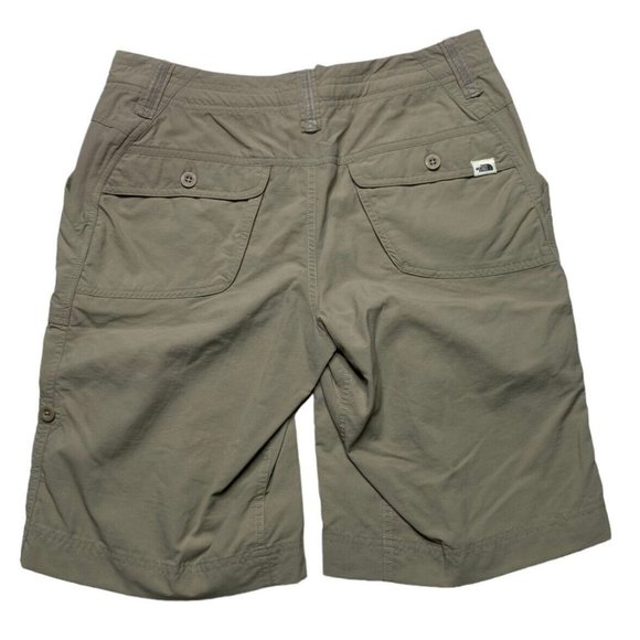The North Face Shorts Womens 12 x 10" Green Paramount Ripstop Nylon khaki - Picture 6 of 11